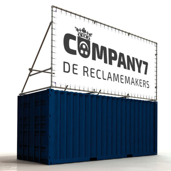 Containerframe met spandoek (CF-8)